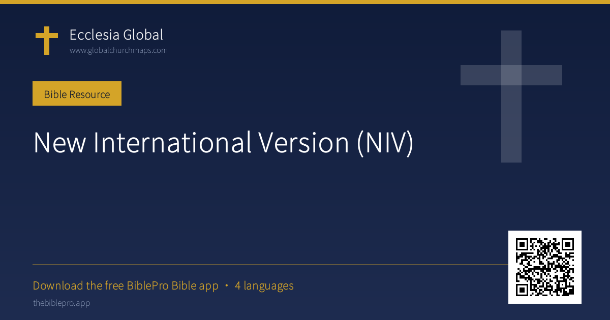 New International Version (NIV)