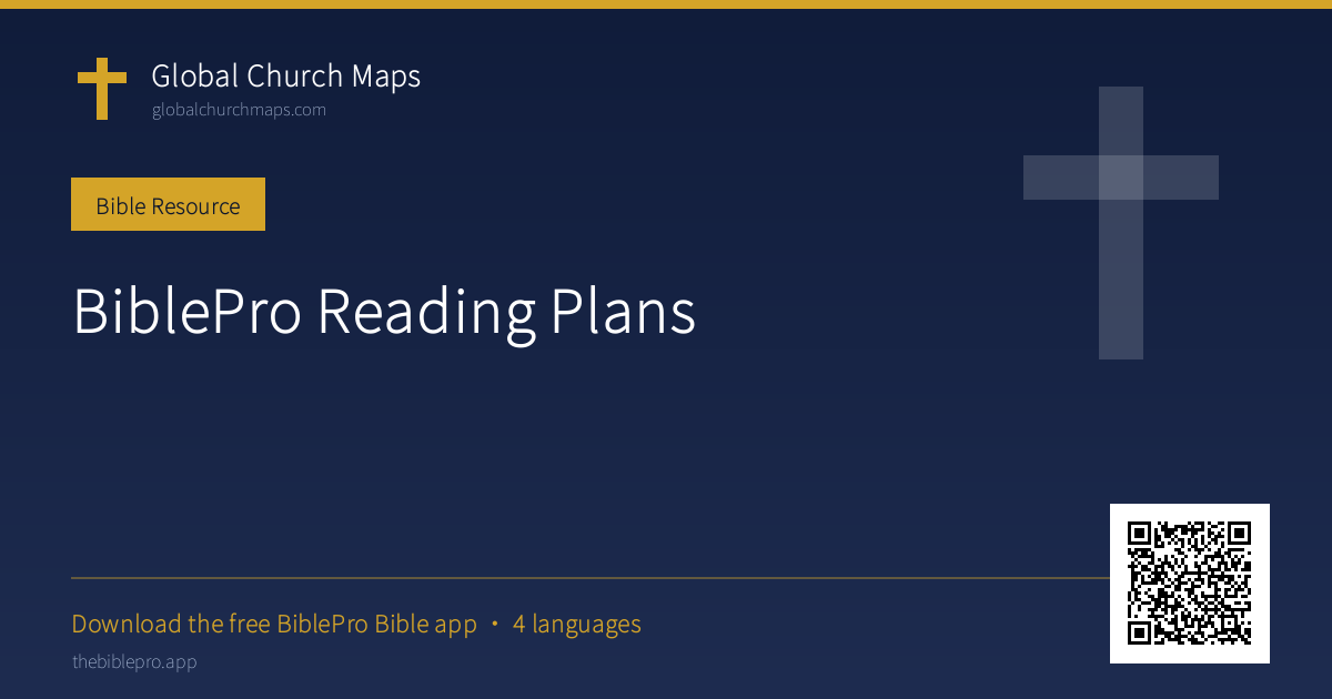 BiblePro Reading Plans